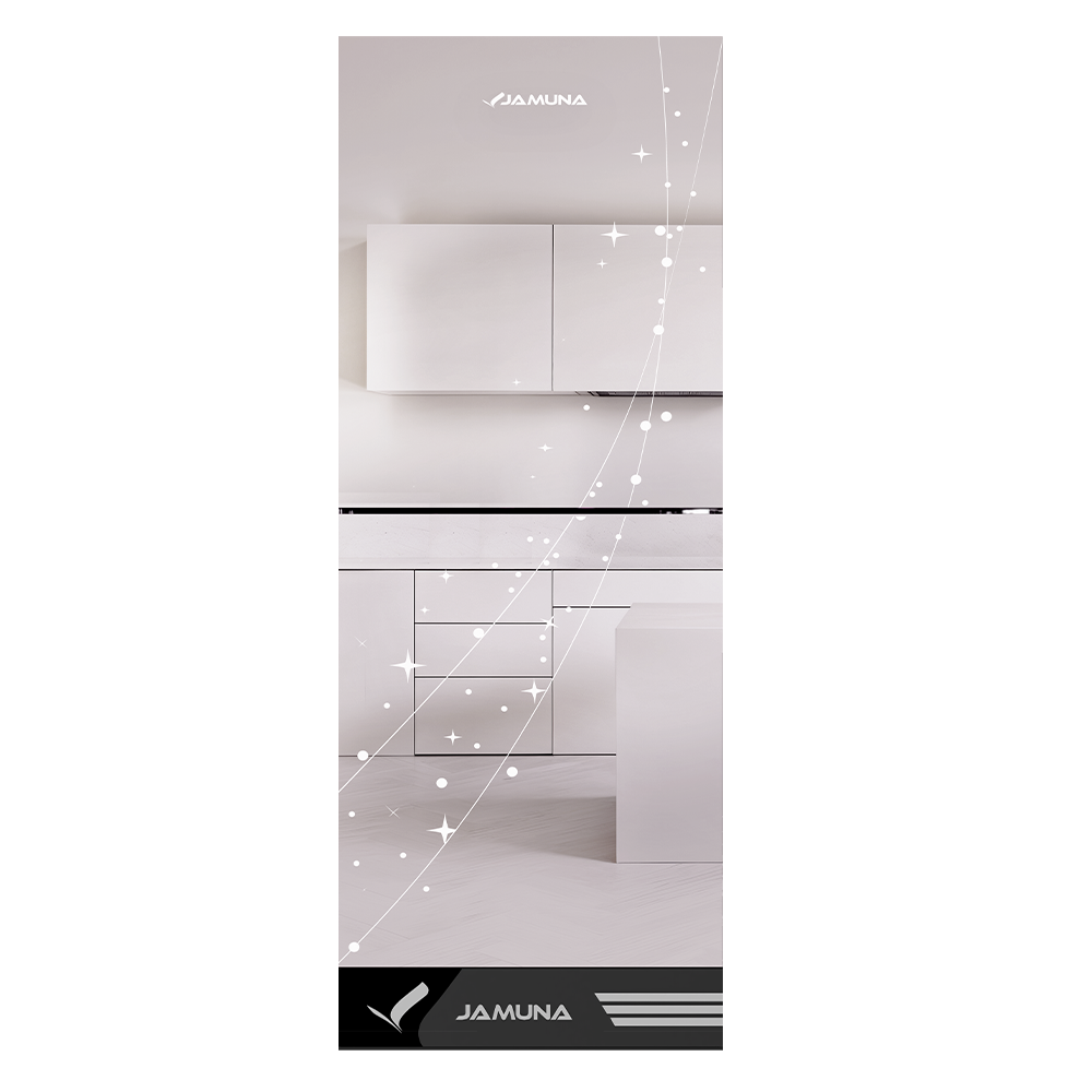 Jamuna 328L Refrigerator JE6-BM3B8QD Mirror White Star, Miror Winde Wave